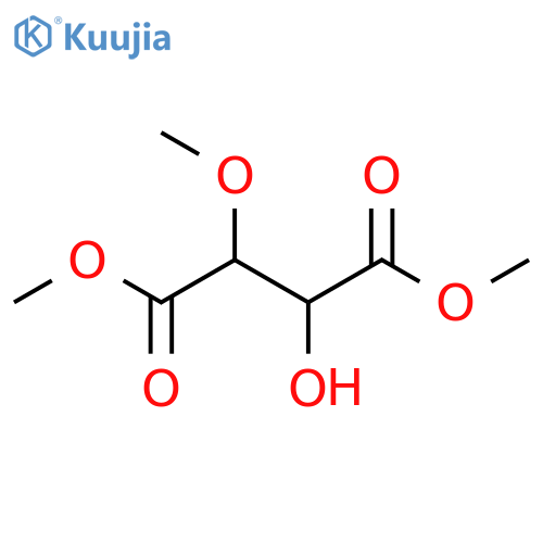 Butanedioic acid, 2-hydroxy-3-methoxy-, 1,4-dimethyl ester structure