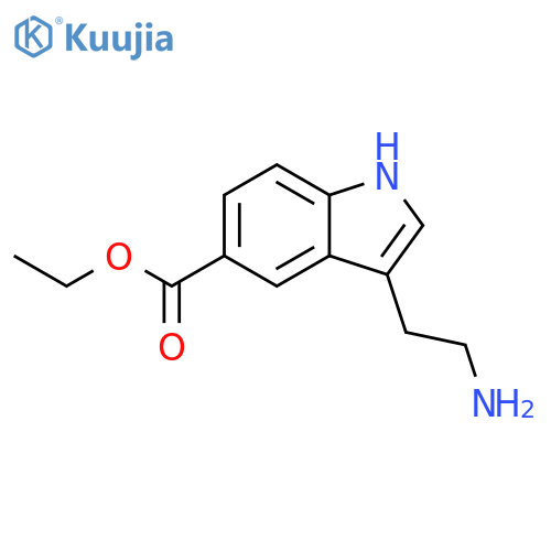 ethyl 3-(2-aminoethyl)-1H-indole-5-carboxylate structure