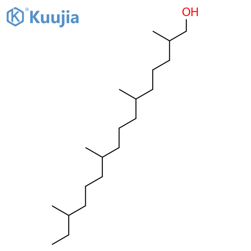 2,6,10,14-tetramethylhexadecan-1-ol structure
