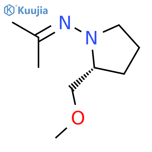1-PYRROLIDINAMINE, 2-(METHOXYMETHYL)-N-(1-METHYLETHYLIDENE)-, (2R)- structure
