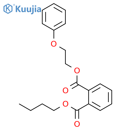 1,2-Benzenedicarboxylic acid, butyl 2-phenoxyethyl ester structure