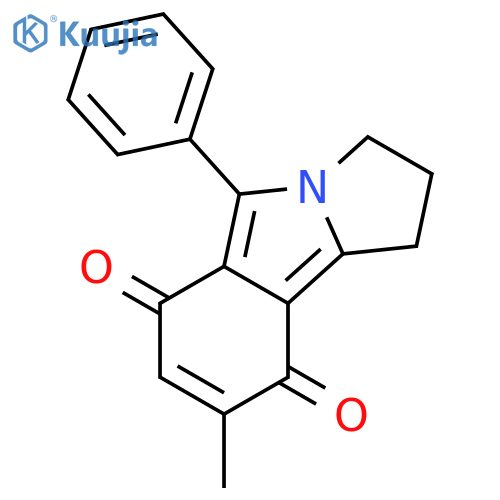 1H-Pyrrolo[2,1-a]isoindole-6,9-dione, 2,3-dihydro-8-methyl-5-phenyl- structure