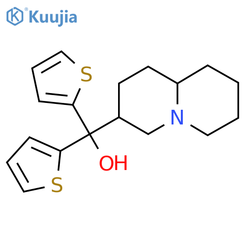 (Octahydro-2H-quinolizin-3-yl)di(2-thienyl)methanol structure