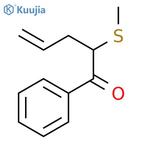 4-Penten-1-one, 2-(methylthio)-1-phenyl- structure