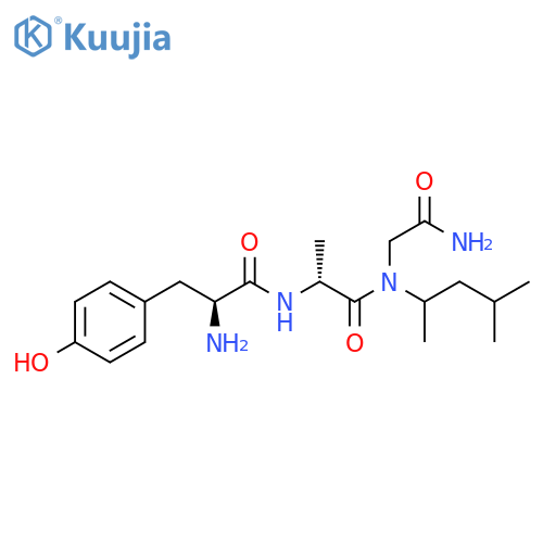Glycinamide,L-tyrosyl-D-alanyl-N-(1,3-dimethylbutyl)- (9CI) structure