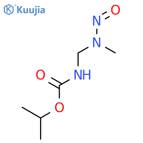 propan-2-yl {[methyl(nitroso)amino]methyl}carbamate structure
