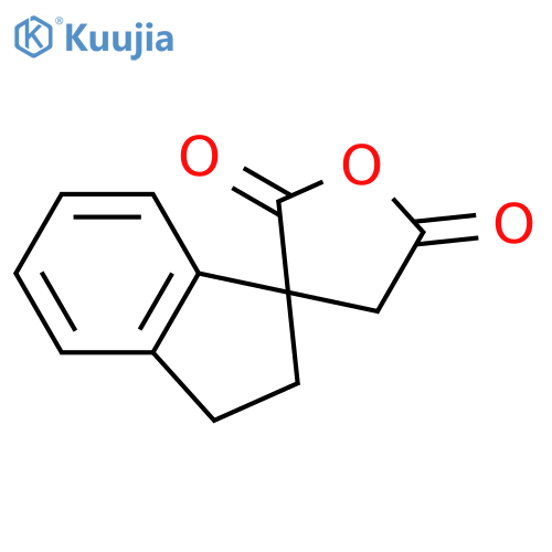 1-carboxyindane-1-acetic acid anhydride structure