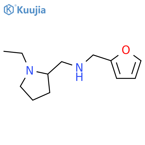 1-(1-Ethylpyrrolidin-2-yl)-N-(furan-2-ylmethyl)methanamine structure