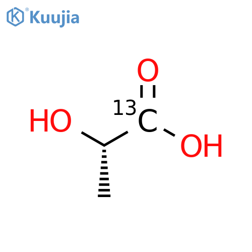 L-Lactic acid-1-13C structure