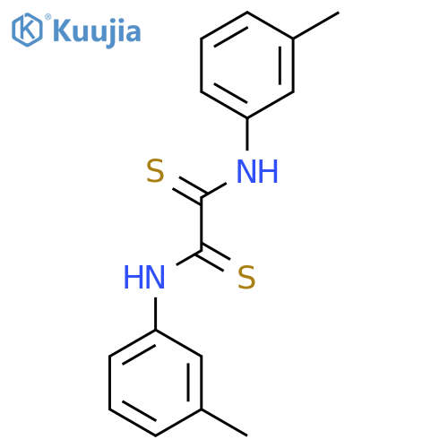 ETHANEDITHIOAMIDE, N,N'-BIS(3-METHYLPHENYL)- structure