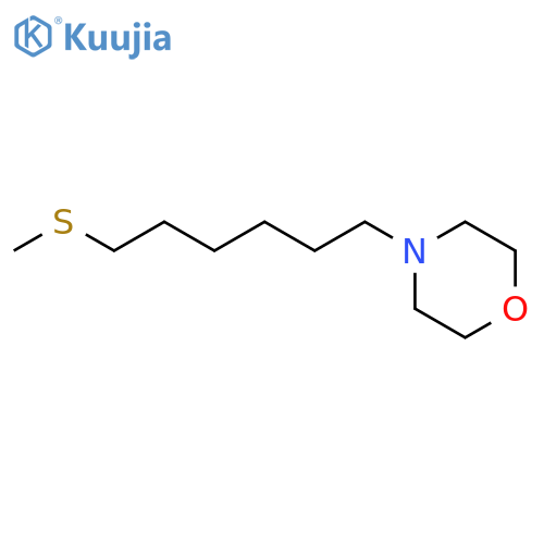 Morpholine, 4-[6-(methylthio)hexyl]- structure