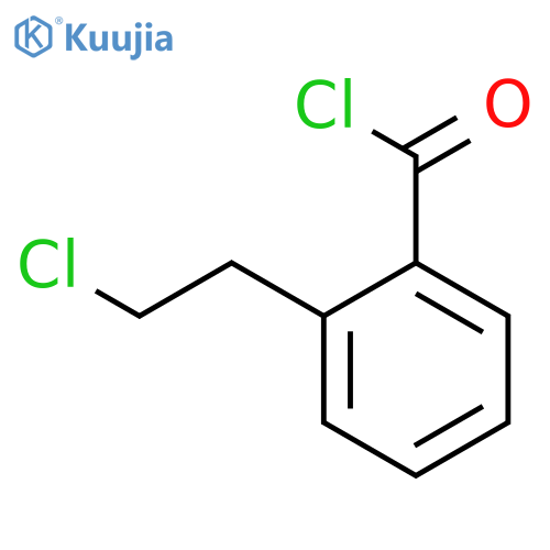 2-(2-chloroethyl)benzoyl chloride structure