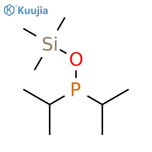 Phosphinous acid, bis(1-methylethyl)-, trimethylsilyl ester structure