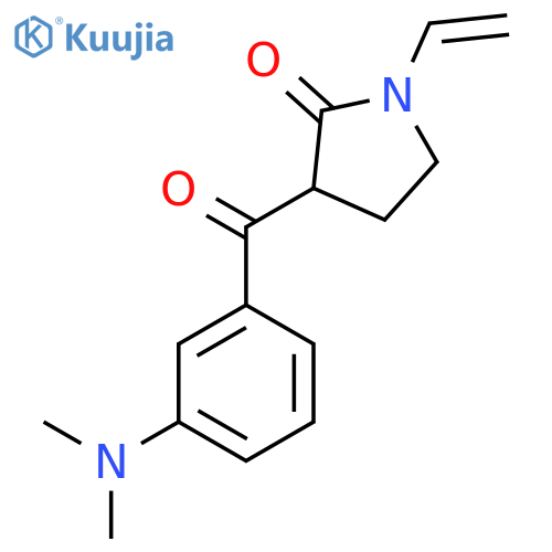 3-3-(Dimethylamino)Benzoyl-1-Vinylpyrrolidin-2-One structure