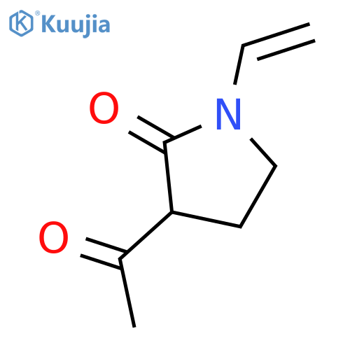 3-acetyl-1-vinylpyrrolidin-2-one structure