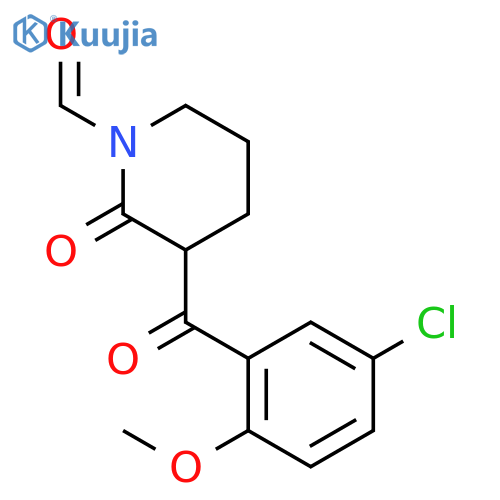 3-(5-Chloro-2-Methoxybenzoyl)-2-Oxopiperidine-1-Carbaldehyde structure