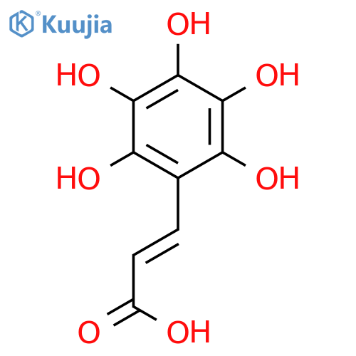 2-PROPENOIC ACID, 3-(PENTAHYDROXYPHENYL)- structure