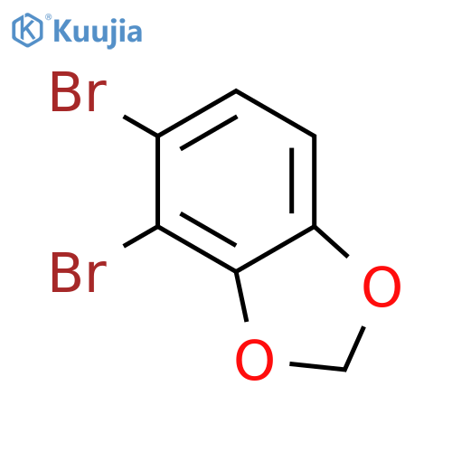 1,3-BENZODIOXOLE, 4,5-DIBROMO- structure