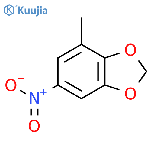 1,3-Benzodioxole, 4-methyl-6-nitro- structure