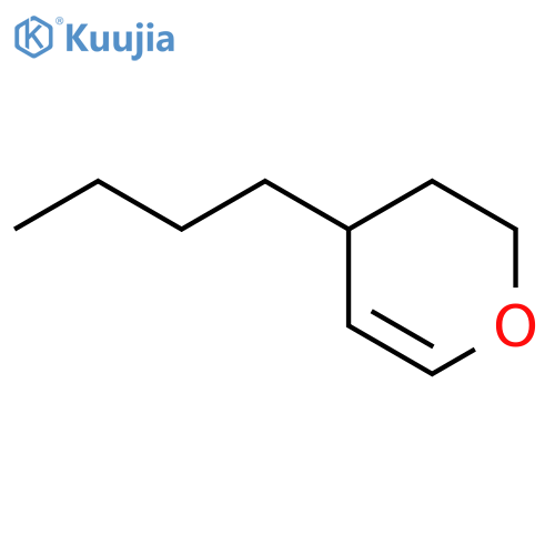2H-Pyran, 4-butyl-3,4-dihydro- structure
