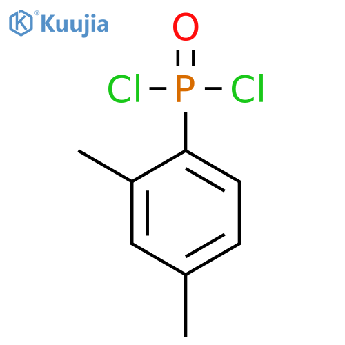 (2,4-Dimethylphenyl)phosphonic dichloride structure