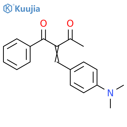 1,3-Butanedione, 2-[[4-(dimethylamino)phenyl]methylene]-1-phenyl- structure