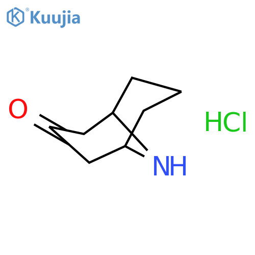 9-azabicyclo[3.3.1]nonan-3-one;hydrochloride structure