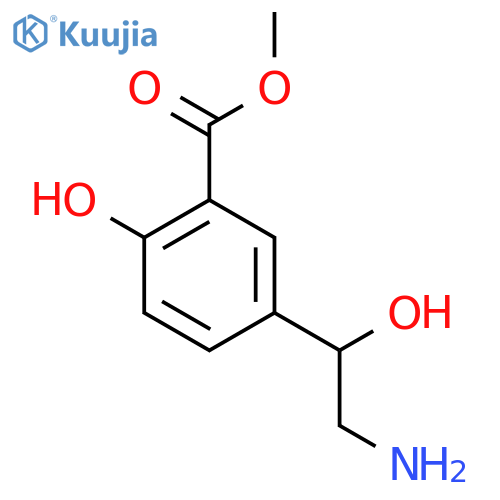 5-(2-Amino-1-hydroxyethyl)-salicylsaeure-methylester structure