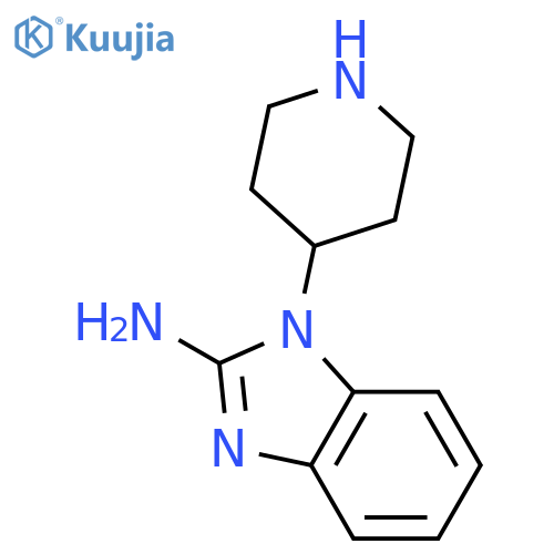 1-(4-piperidinyl)-1H-Benzimidazol-2-amine structure