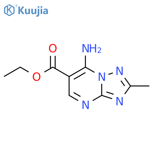 Ethyl 7-amino-2-methyl-[1,2,4]triazolo[1,5-a]pyrimidine-6-carboxylate structure