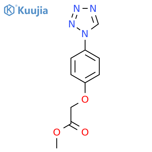 Methyl 4-(1H-tetrazol-1-yl)phenoxyacetate structure