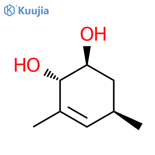 3-CYCLOHEXENE-1,2-DIOL, 3,5-DIMETHYL-, (1S,2S,5R)- structure