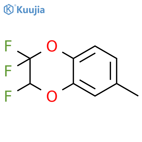1,4-BENZODIOXIN, 2,2,3-TRIFLUORO-2,3-DIHYDRO-6-METHYL- structure