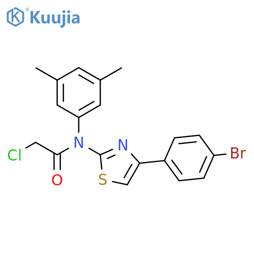 Acetamide, N-[4-(4-bromophenyl)-2-thiazolyl]-2-chloro-N-(3,5-dimethylphenyl)- structure