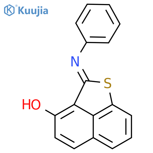 2H-Naphtho[1,8-bc]thiophene-3-ol, 2-(phenylimino)- structure