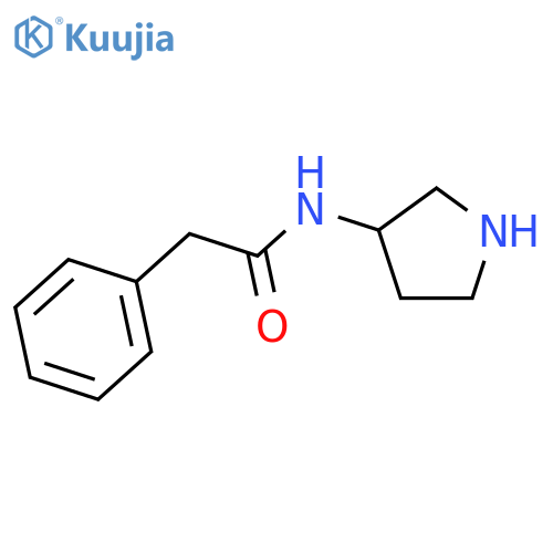 1-(3-aminopyrrolidin-1-yl)-2-phenylethan-1-one structure