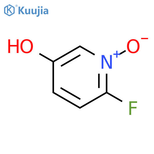 3-Pyridinol, 6-fluoro-,1-oxide structure