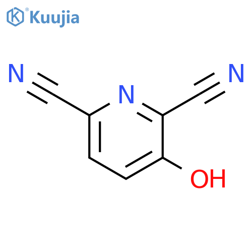 2,6-Pyridinedicarbonitrile,3-hydroxy- structure