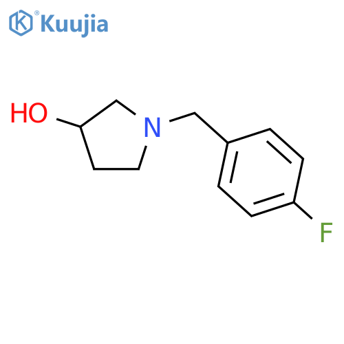 1-(4-fluorophenyl)methylpyrrolidin-3-ol structure