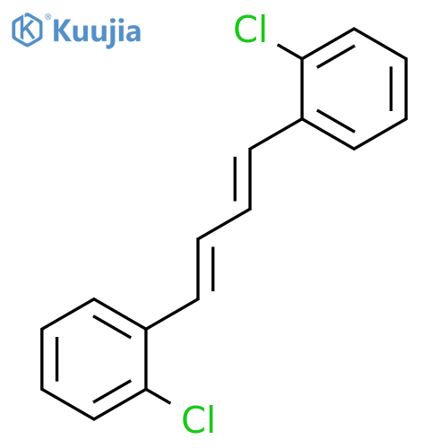 BENZENE, 1,1'-(1,3-BUTADIENE-1,4-DIYL)BIS[2-CHLORO- structure