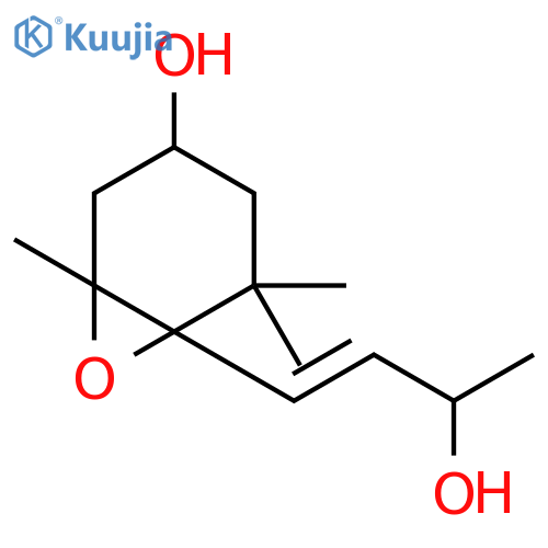 7-Oxabicyclo[4.1.0]heptan-3-ol,6-(3-hydroxy-1-buten-1-yl)-1,5,5-trimethyl- structure