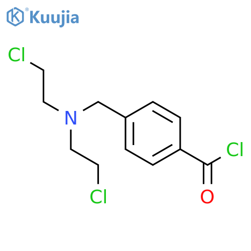 BENZOYL CHLORIDE, 4-[[BIS(2-CHLOROETHYL)AMINO]METHYL]- structure