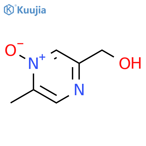 Pyrazinemethanol, 5-methyl-, 4-oxide structure