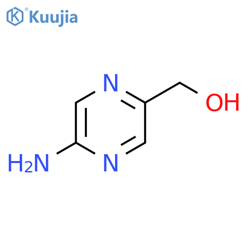 (5-Aminopyrazin-2-yl)methanol structure