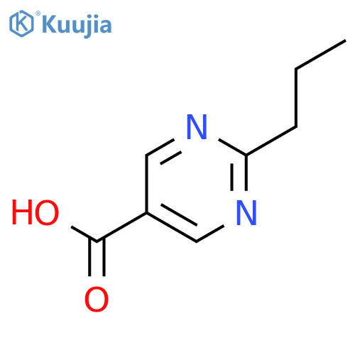 2-propylpyrimidine-5-carboxylic acid structure