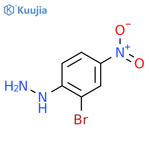 Hydrazine,(2-bromo-4-nitrophenyl)- structure