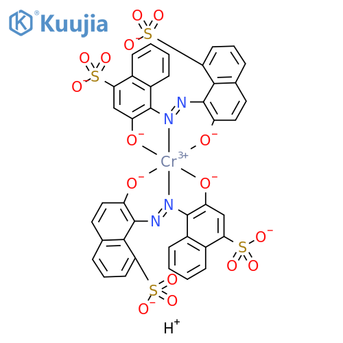 Chromate(5-),bis[3-(hydroxy-.kappa.O)-4-[[2-(hydroxy-.kappa.O)-8-sulfo-1-naphthalenyl]azo-.kappa.N1]-1-naphthalenesulfonato(4-)]-,pentahydrogen structure