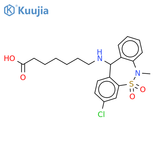 Tianeptine structure