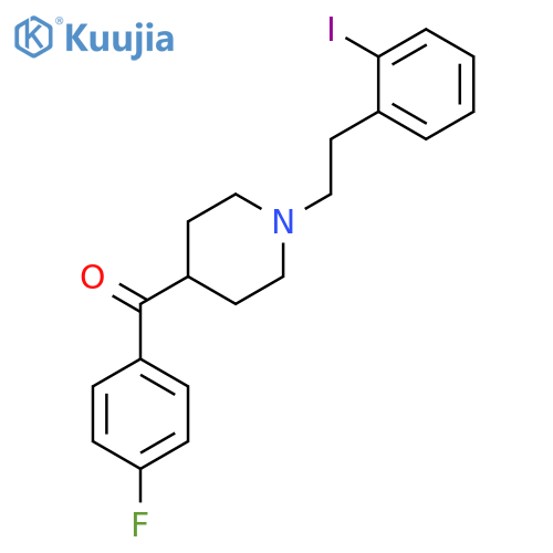 METHANONE, (4-FLUOROPHENYL)[1-[2-(2-IODOPHENYL)ETHYL]-4-PIPERIDINYL]- structure