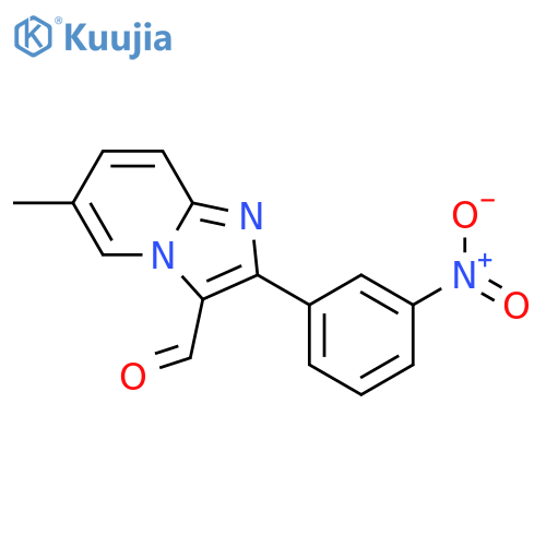6-Methyl-2-(3-nitro-phenyl)-imidazo[1,2-a]-pyridine-3-carbaldehyde structure